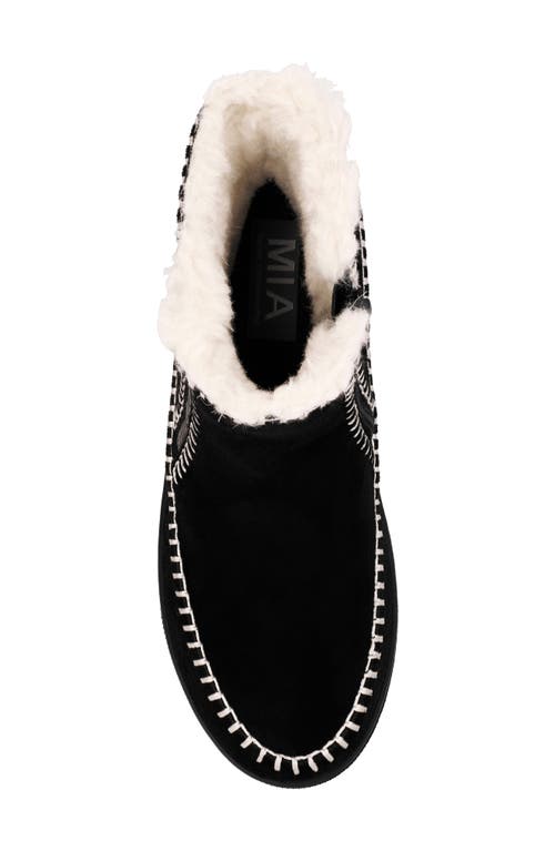 Mia Stormie Genuine Shearling Bootie