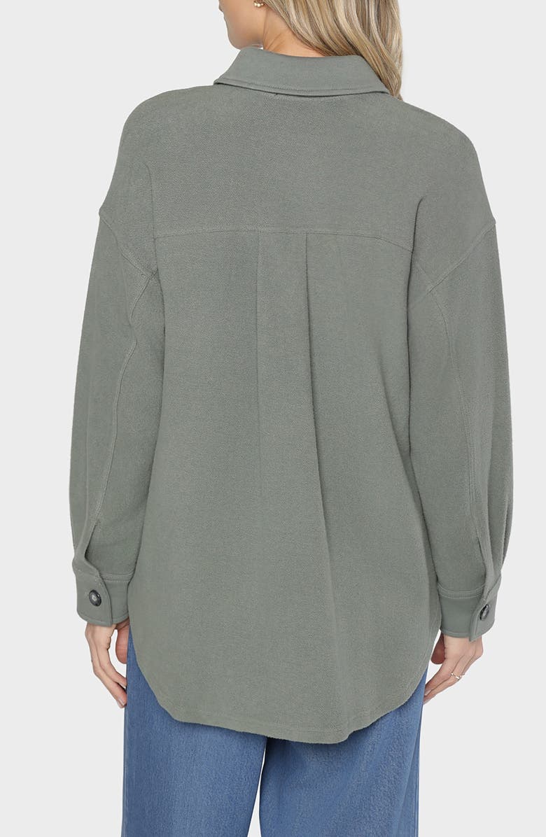 matty m. Mercer Knit Shacket, Alternate, color, Sage