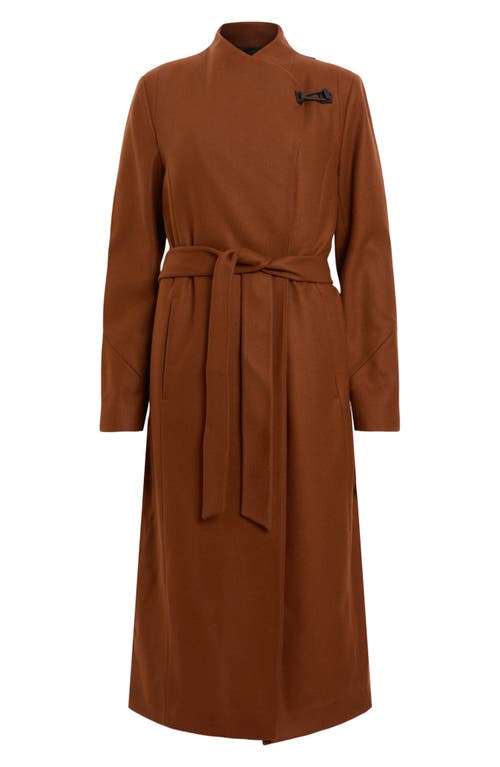Allsaints Riley Wool Blend Belted Coat