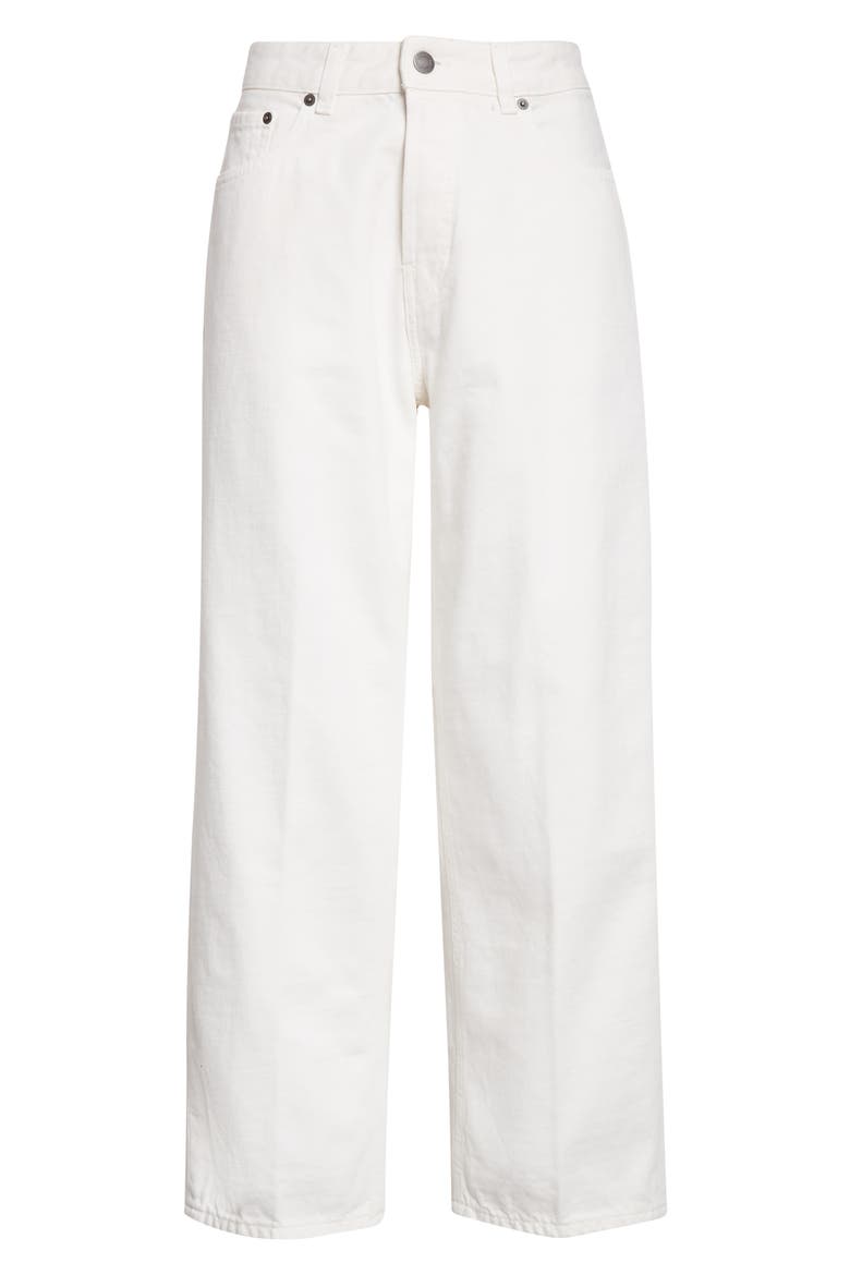Betty Bull Straight Leg Jeans, Alternate, color, OFF WHITE