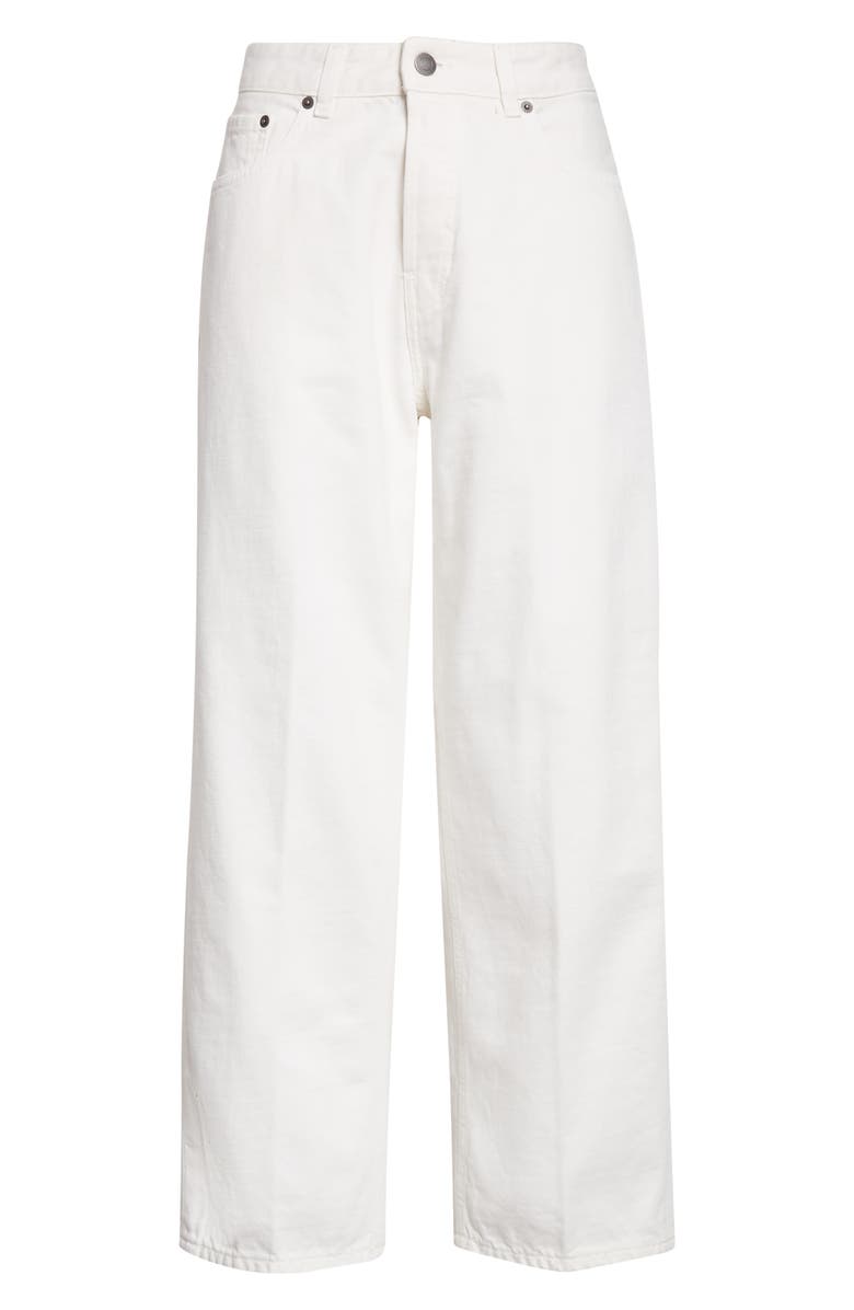 Haikure Betty Bull Straight Leg Jeans, Main, color, Off White