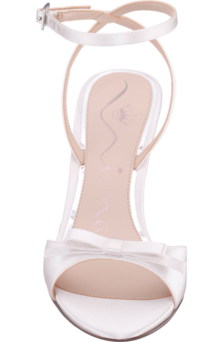 Nina Vicci Ankle Strap Sandal, Alternate, color, Ivory