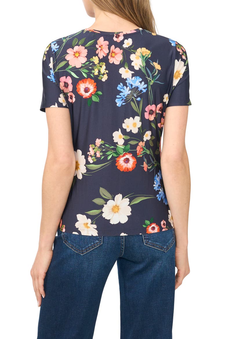 Wilda Floral Graphic Tee, Alternate, color, INDIGO NIGHT