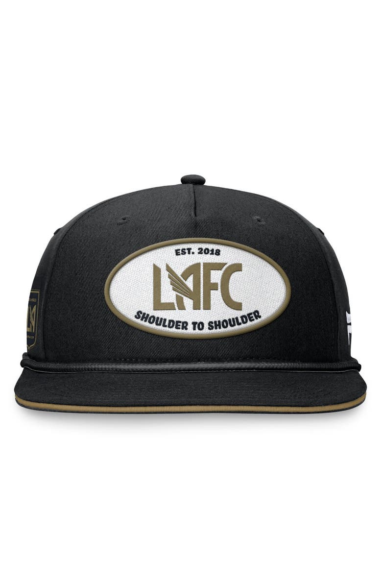 FANATICS Men's Fanatics Branded Black LAFC Iron Golf Snapback Hat, Alternate, color, 