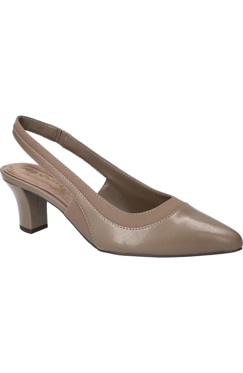 EASY STREET Dessa Slingback Pointed Toe Pump, Main, color, Taupe