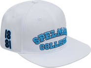PRO STANDARD Men's Pro Standard White Spelman College Jaguars Primary Logo Evergreen Wool Snapback Hat
