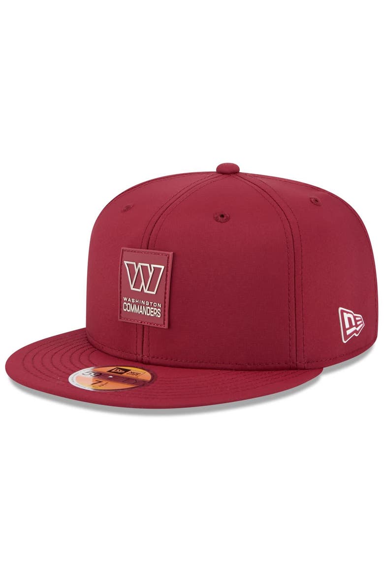 Men's New Era Burgundy Washington Commanders 2025 Sideline  59FIFTY Fitted Hat, Alternate, color, Burgundy
