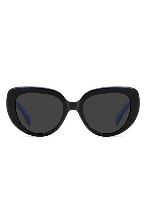 rana 53mm rectangular sunglasses