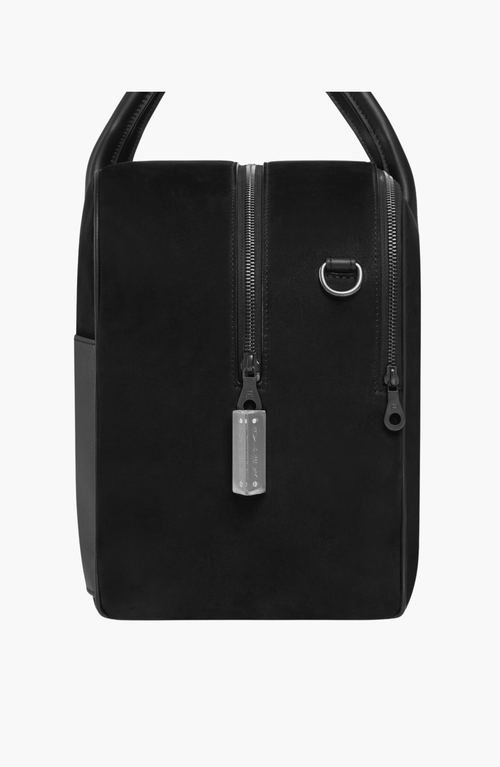 Aviteur Cristallo Nubuck Weekend Bag In Black