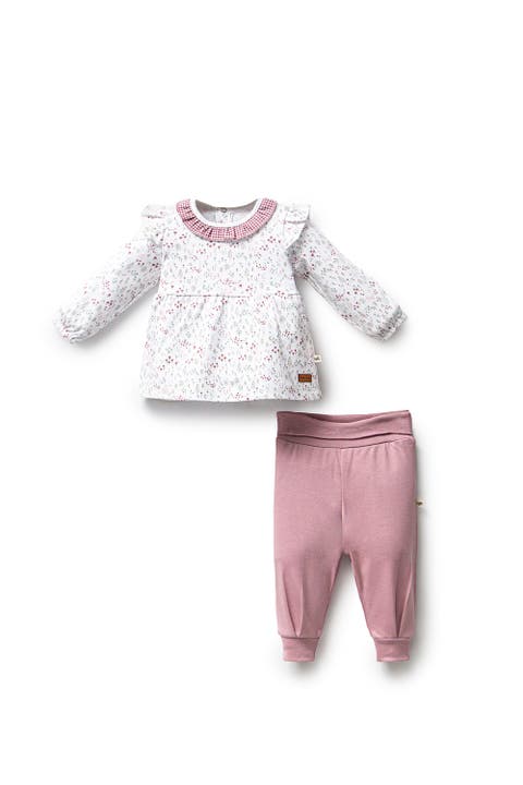 Flower Neckline Ruffle Outfit (Baby)