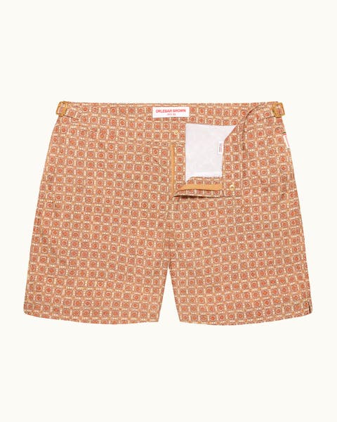 Bulldog Exclusive-Print Mid-Length Swim Shorts