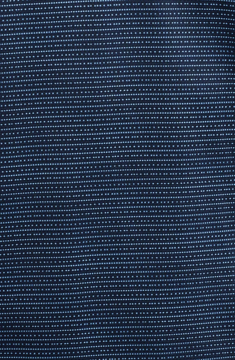 Mizzen+Main Halyard Trim Fit Performance Polo, Alternate, color, Navy Dot Stripe
