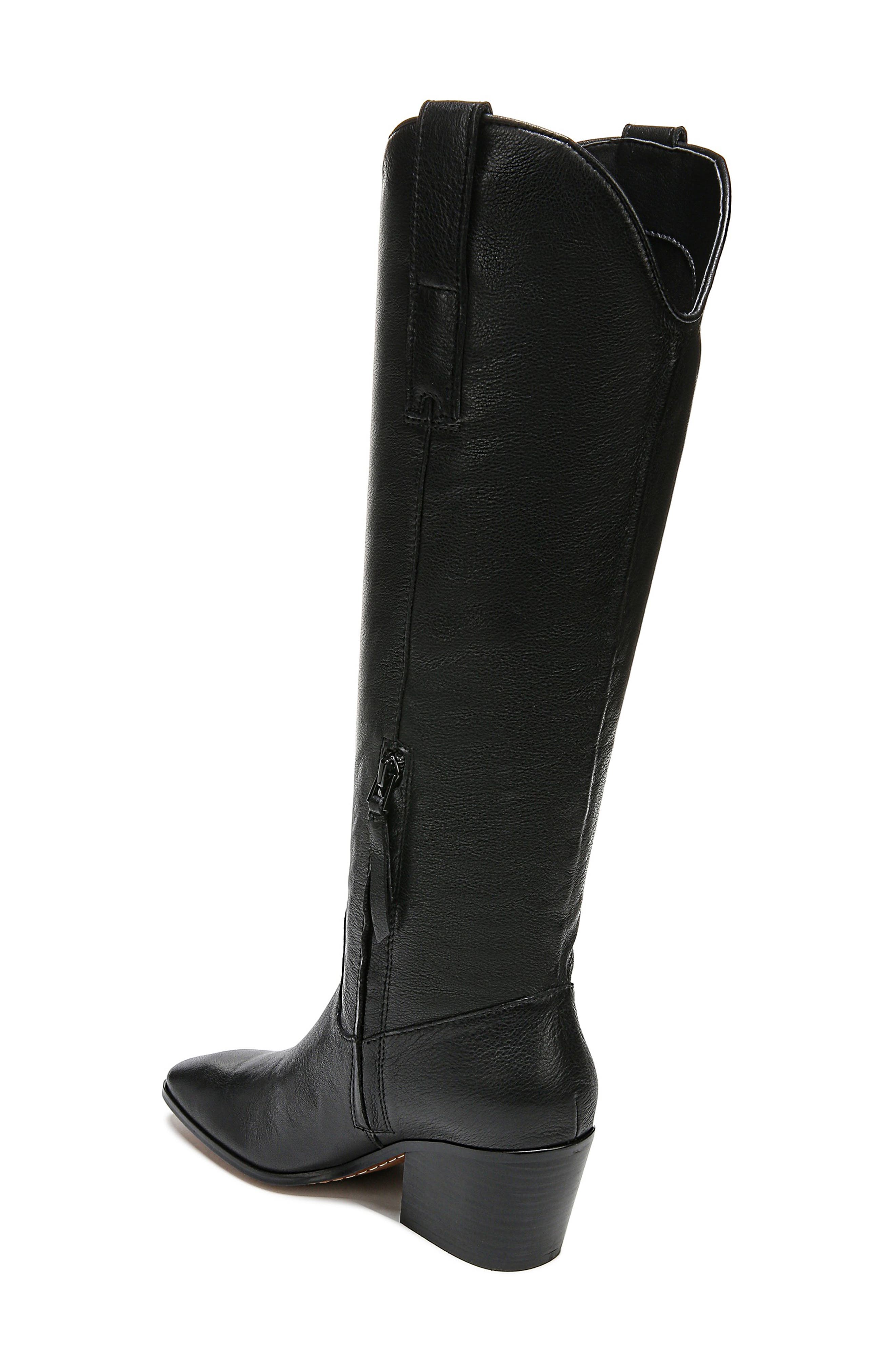 Britten Western Boot, Alternate, color, BLACK/ BLACK