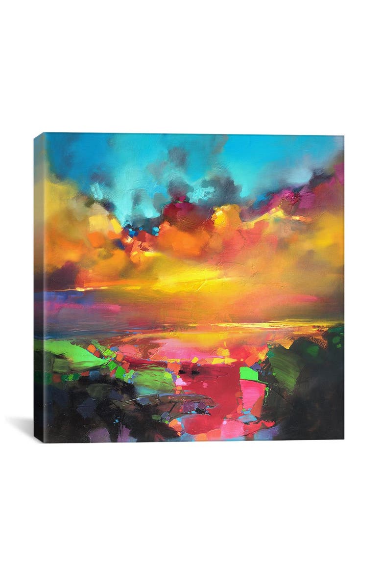 Consonance and Dissonance Canvas Wall Art - 26" x 26", Main, color, YELLOW