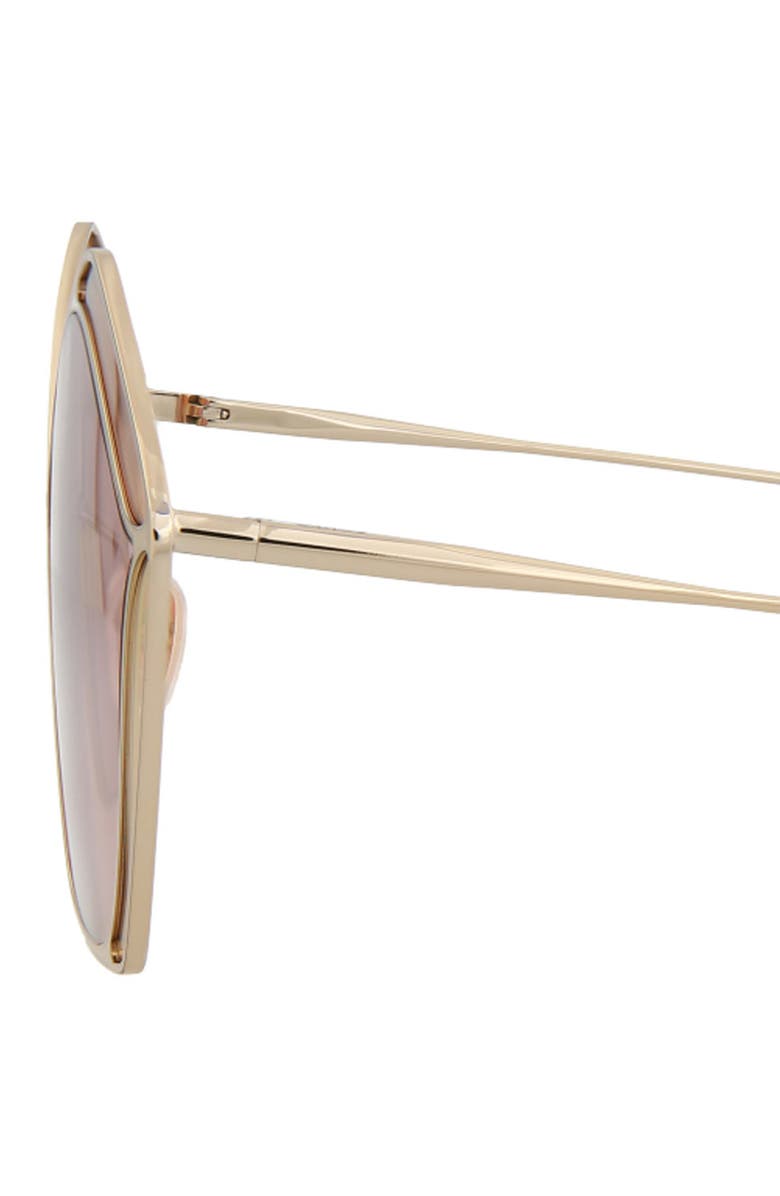 Chloé 59mm Geometric Sunglasses, Alternate, color, 