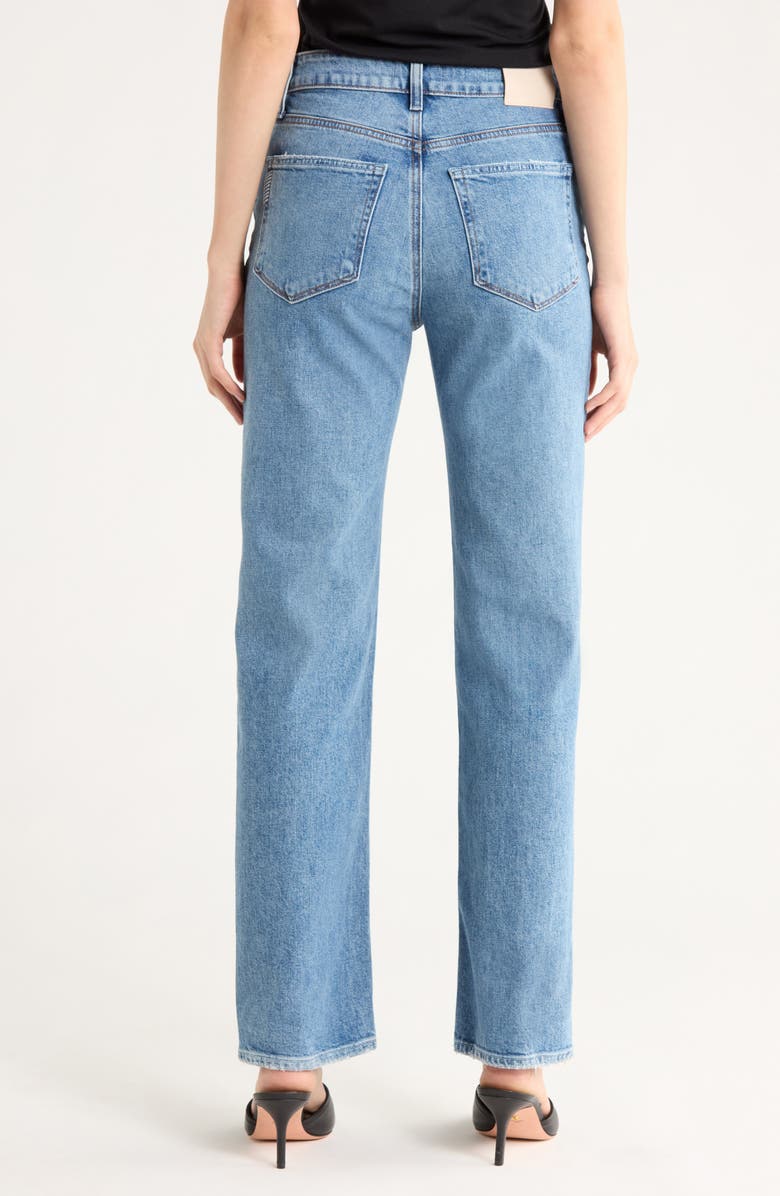 PAIGE Stevie High Waist Straight Leg Jeans, Alternate, color, Heroes