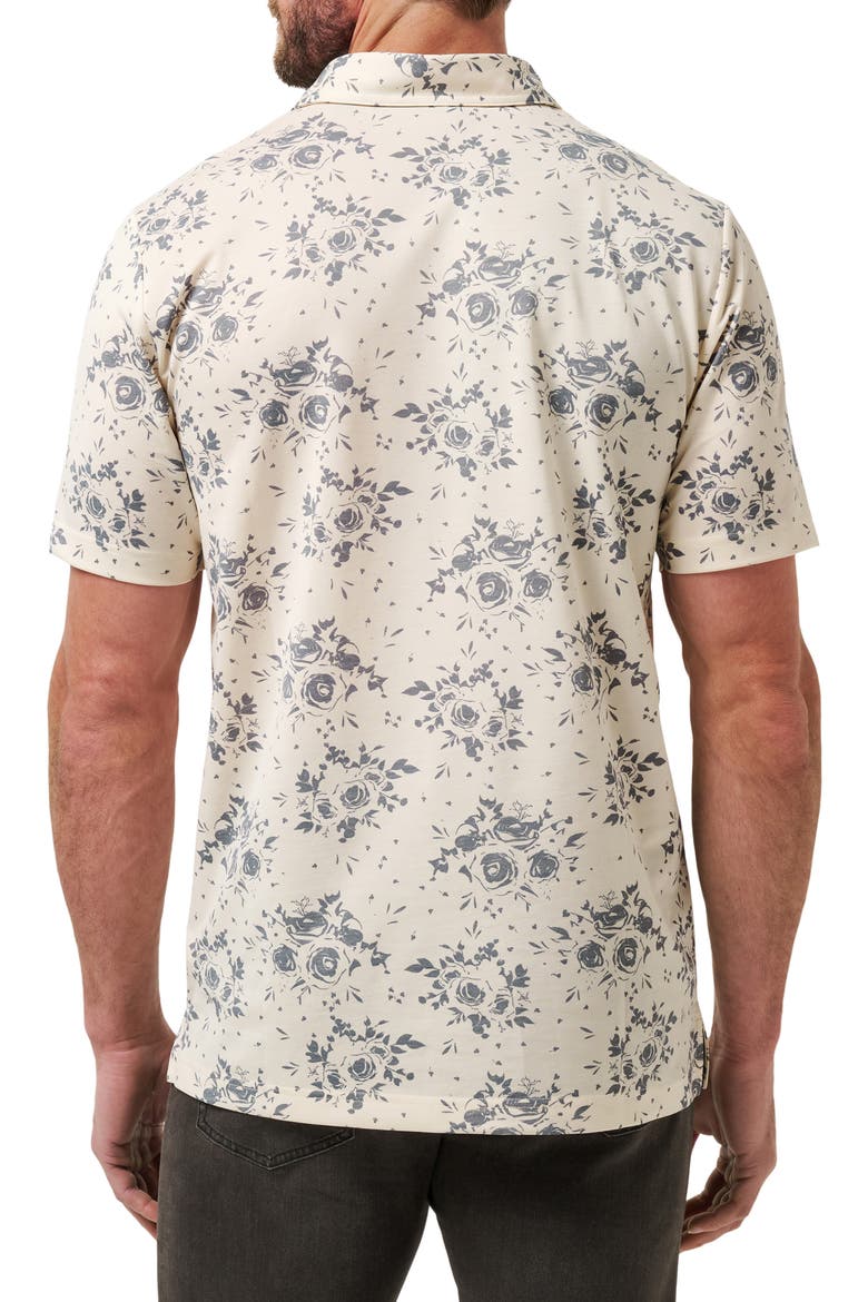 Local Forecast Cotton Blend Polo, Alternate, color, BIRCH