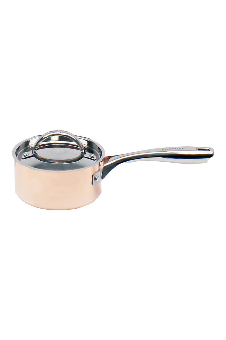 INTERNATIONAL 8" Covered Saucepan Copper, Main, color, COPPER