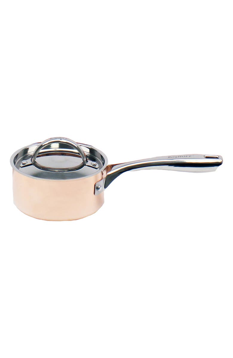 BergHOFF INTERNATIONAL 8" Covered Saucepan Copper, Main, color, Copper