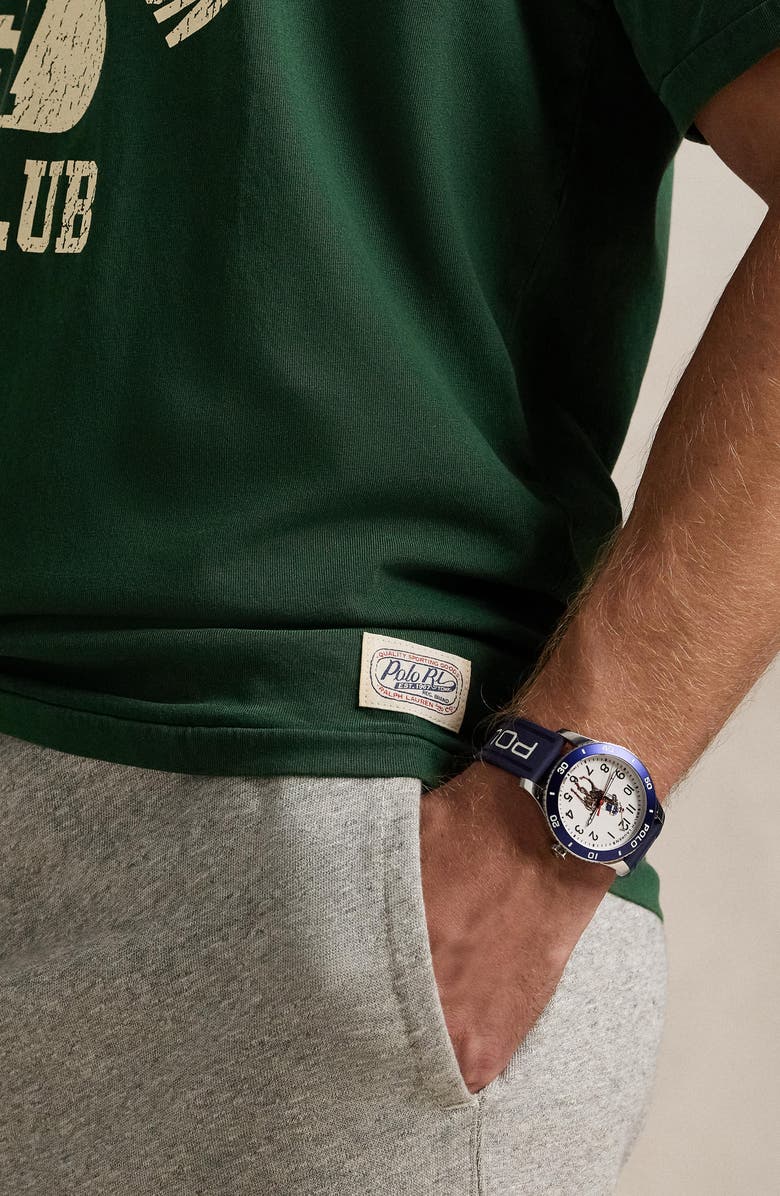 Polo Ralph Lauren Unever Jersey Graphic T-Shirt, Alternate, color,