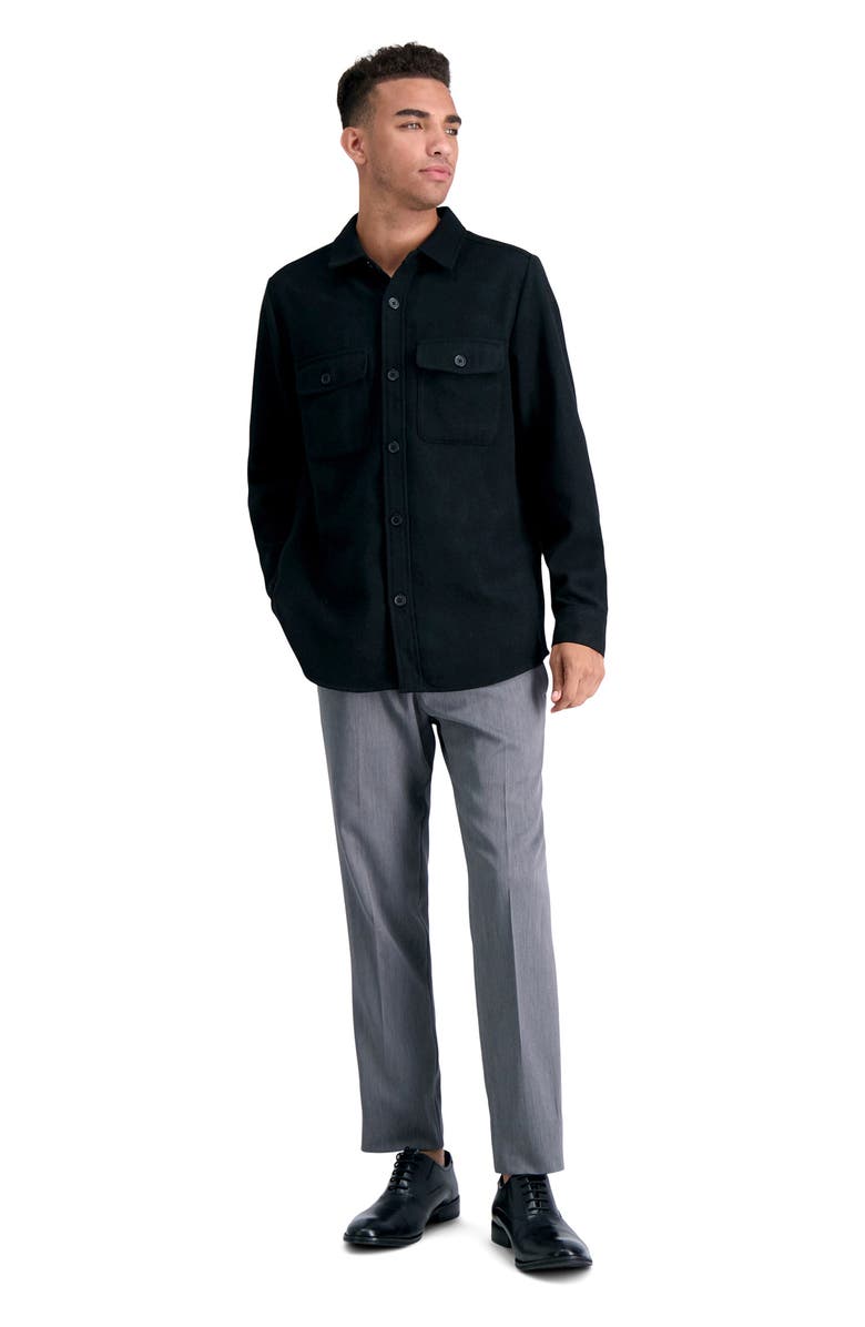 Kenneth Cole Reaction Flat Front Slim Fit Pants, Alternate, color,