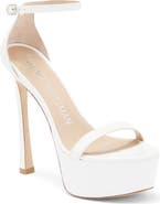 Stuart Weitzman Nudistcurve Hollywood Platform Sandal