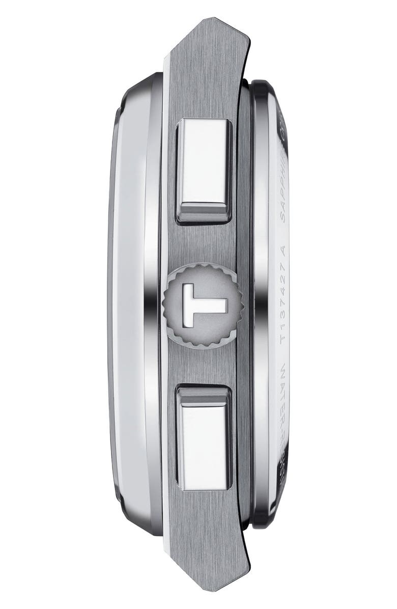 Tissot PRX Chronograph Bracelet Watch, 42mm, Alternate, color, Grey