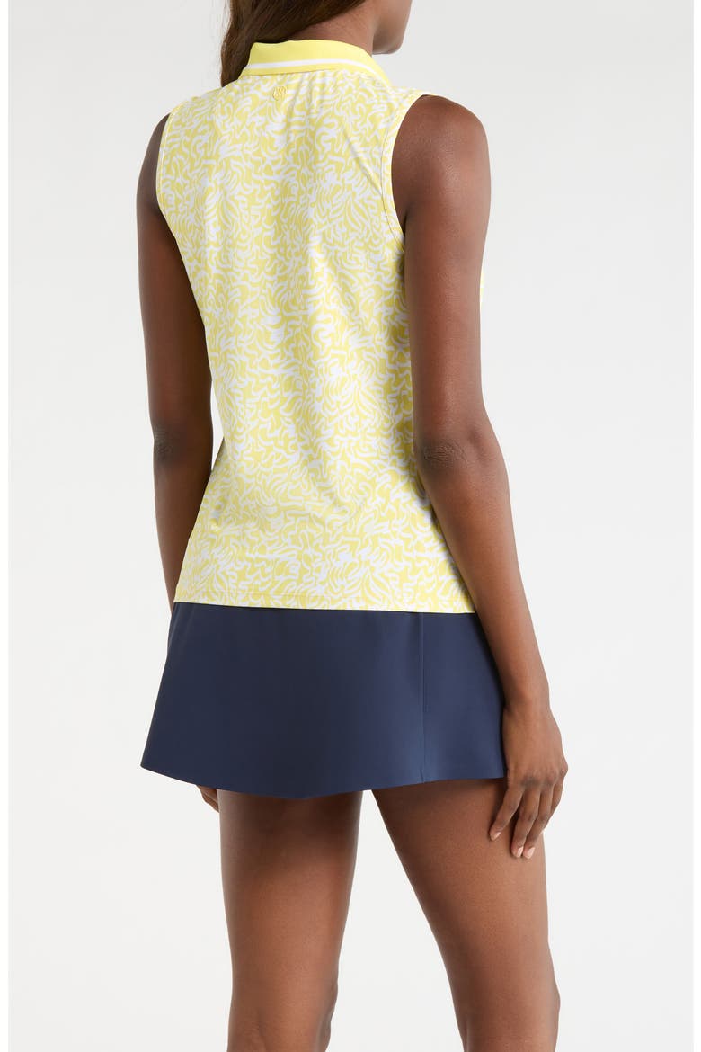 Scribble Tech Piqué Polo, Alternate, color, CANARY