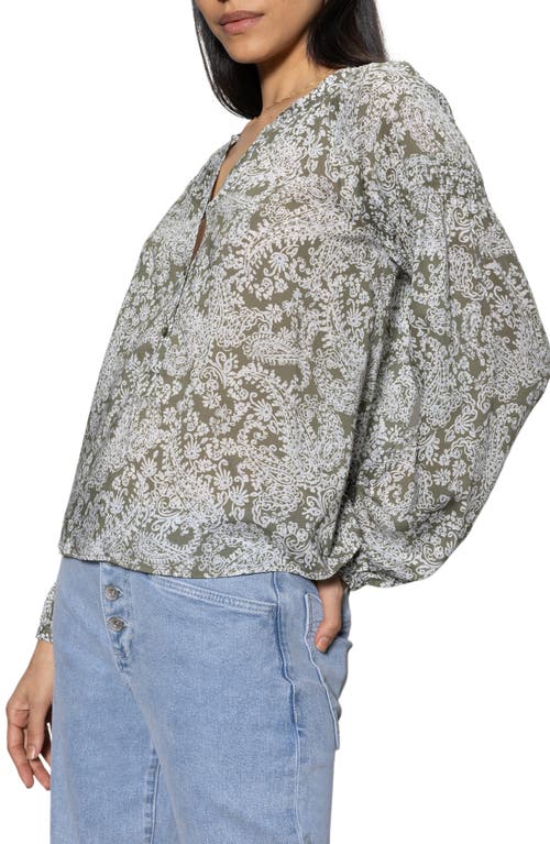Sanctuary Women's Sunday's Best Printed Blouse In Adorned