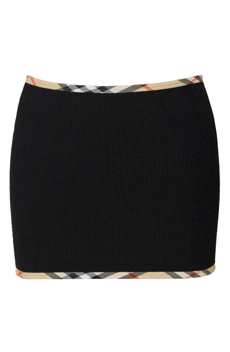 Burberry x Hunza G Devyn 2-in-1 Swim Skirt/Tube Top & Matching Scrunchie Set, Alternate, color, Black