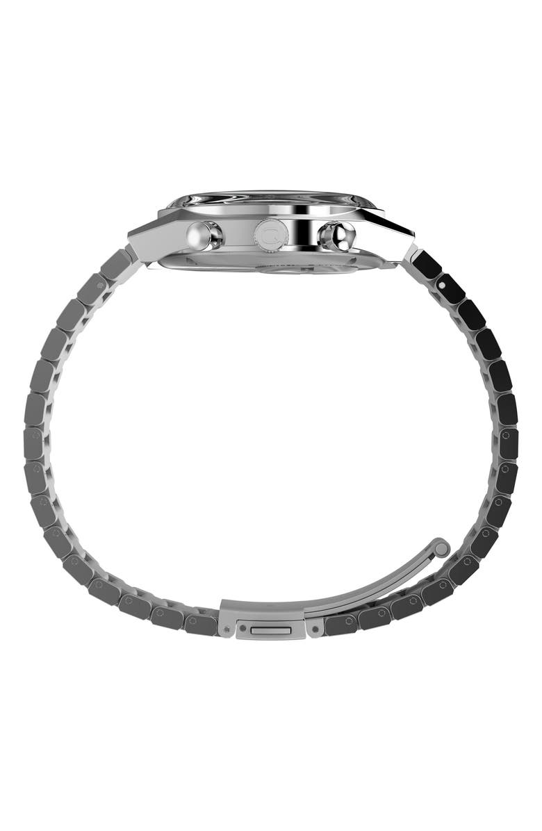 Timex<sup>®</sup> Falcon Eye Chronograph Bracelet Watch, 40mm, Alternate, color, Silver/ Green