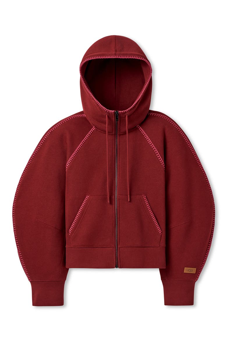 Classic Full Zip Hoodie, Main, color, COFFEE BERRY