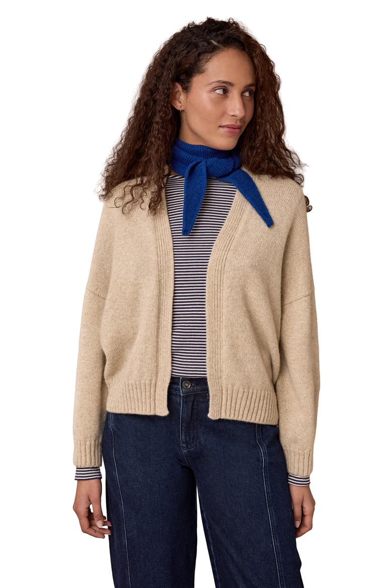 Supersoft Weekend Cardigan, Main, color, Oatmeal Marl