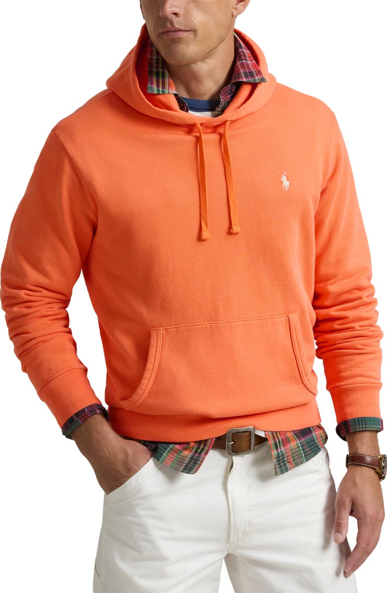 Polo Ralph Lauren Cotton French Terry Pullover Hoodie, Main, color, 