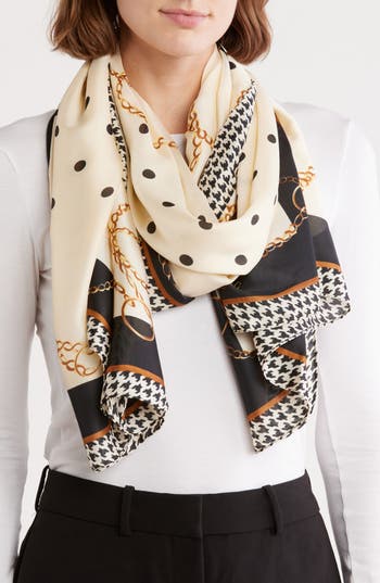 La Fiorentina Chain Print Scarf