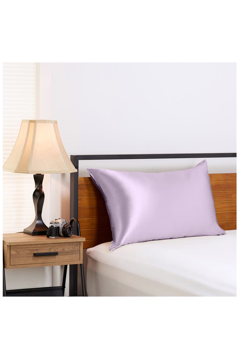 Mulberry Silk Pillowcase, Alternate, color, LAVENDER