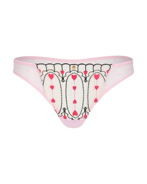 Shop Adore Me Amorette Thong Panties In Light Pink