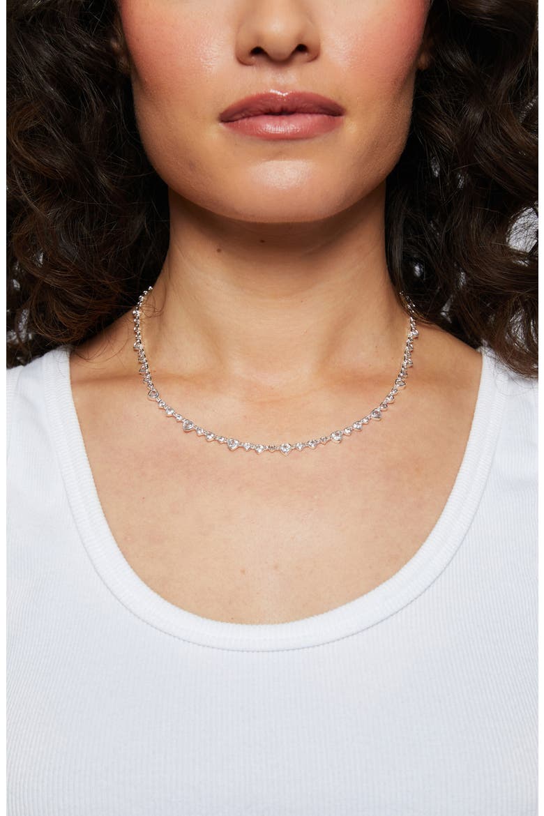 Cora Necklace, Alternate, color, SILVER