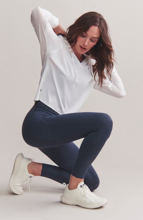 Rhone Revive Pockets 7/8 Leggings In Navy Blue