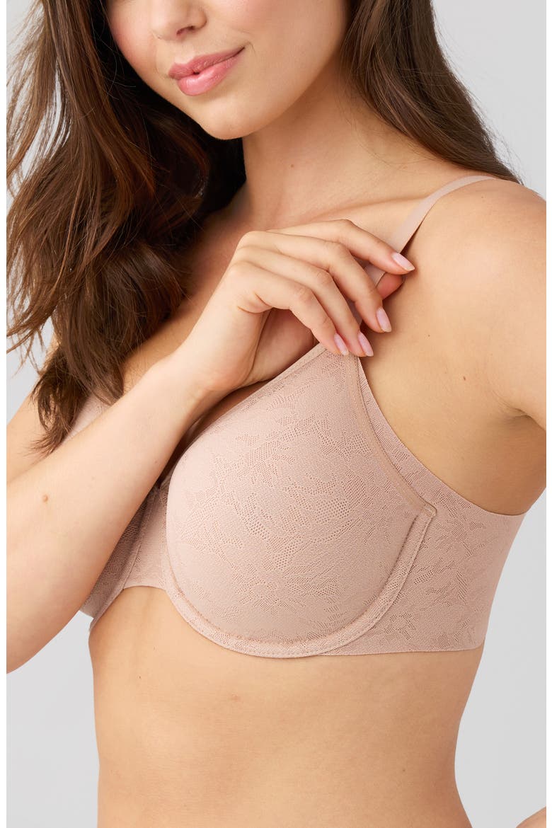 Taking Sides Smoothing Underwire Bra, Alternate, color, ROEBUCK