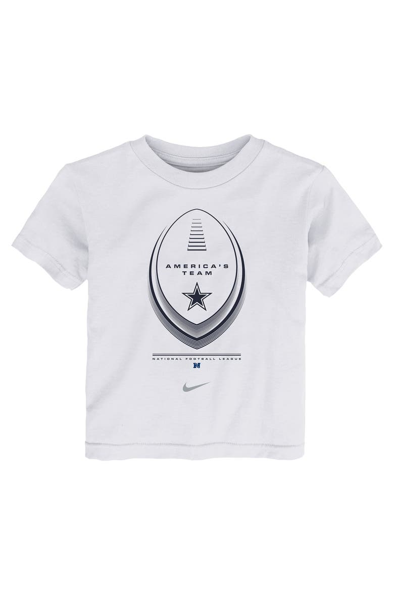 Toddler Nike  White Dallas Cowboys Icon Legend T-Shirt, Alternate, color, White