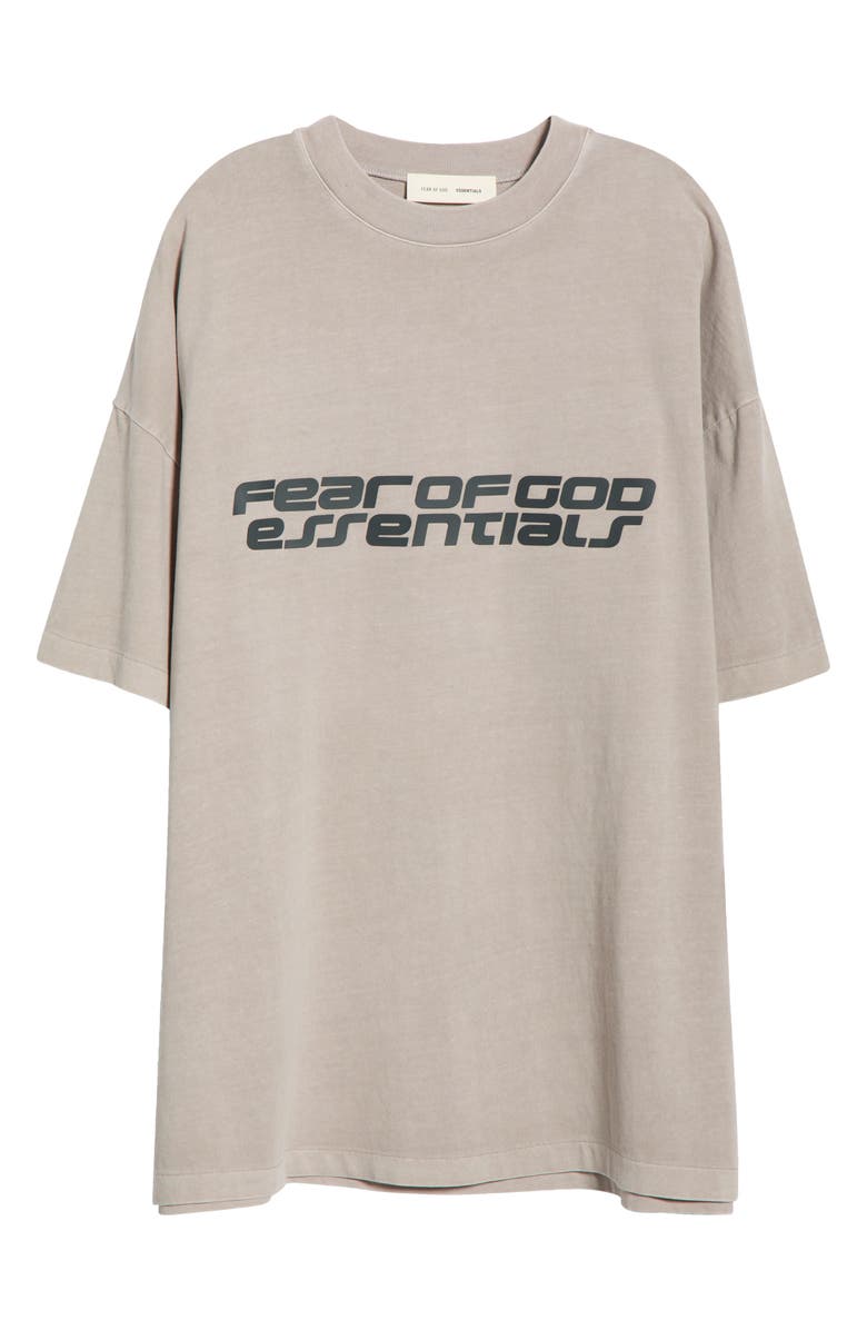 Fear of God Essentials 
90s Logo Graphic T-Shirt, Main, color, Smoke Grey
