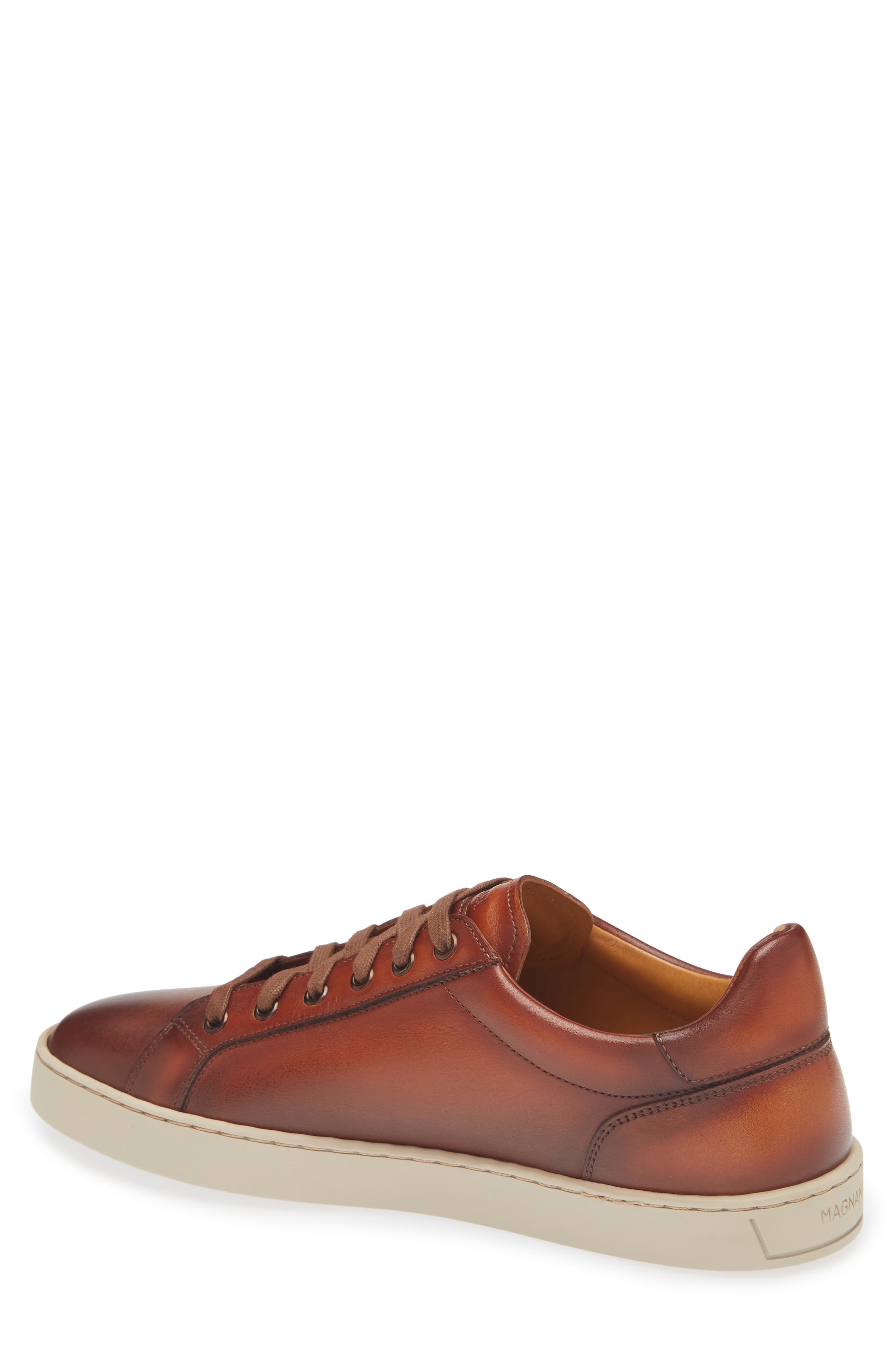 Magnanni \'Fede\' Lace Up Sneaker - Cognac Brown Leather Mens Sz 10.5 Magnanni  main image 4