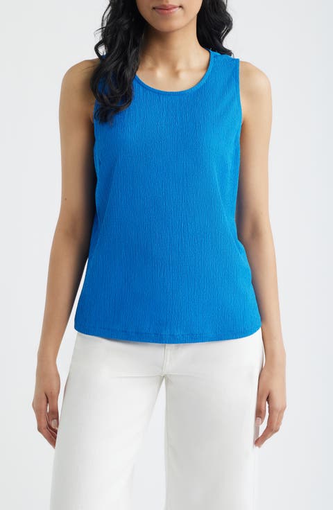 Crinkle A-Line Tank