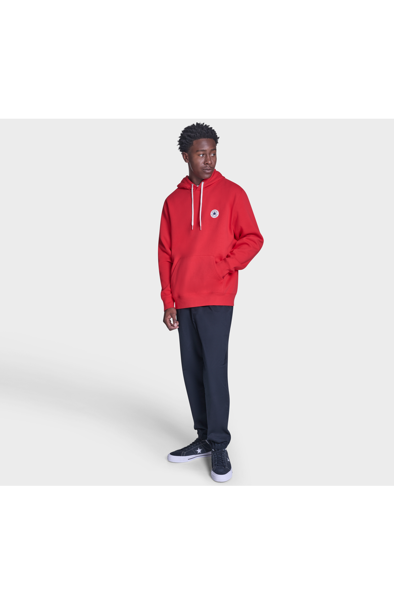 Converse Chuck Patch Hoodie, Alternate, color, Converse Red