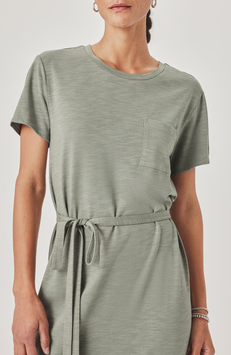 Splendid Keegan T-Shirt Dress, Alternate, color, Eucalyptus Green