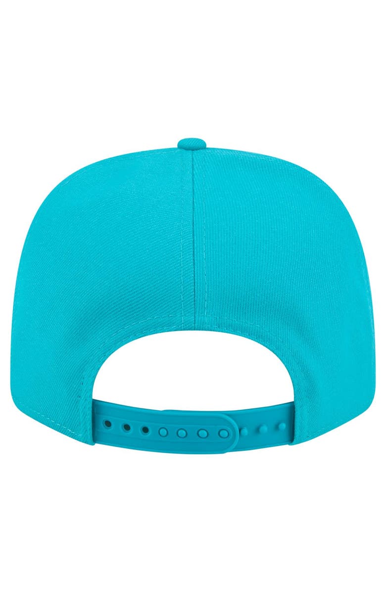 New Era Men's New Era Aqua Miami Dolphins Gameday Multi Rope 9SEVENTY Stretch-Snap Hat, Alternate, color, Aqua