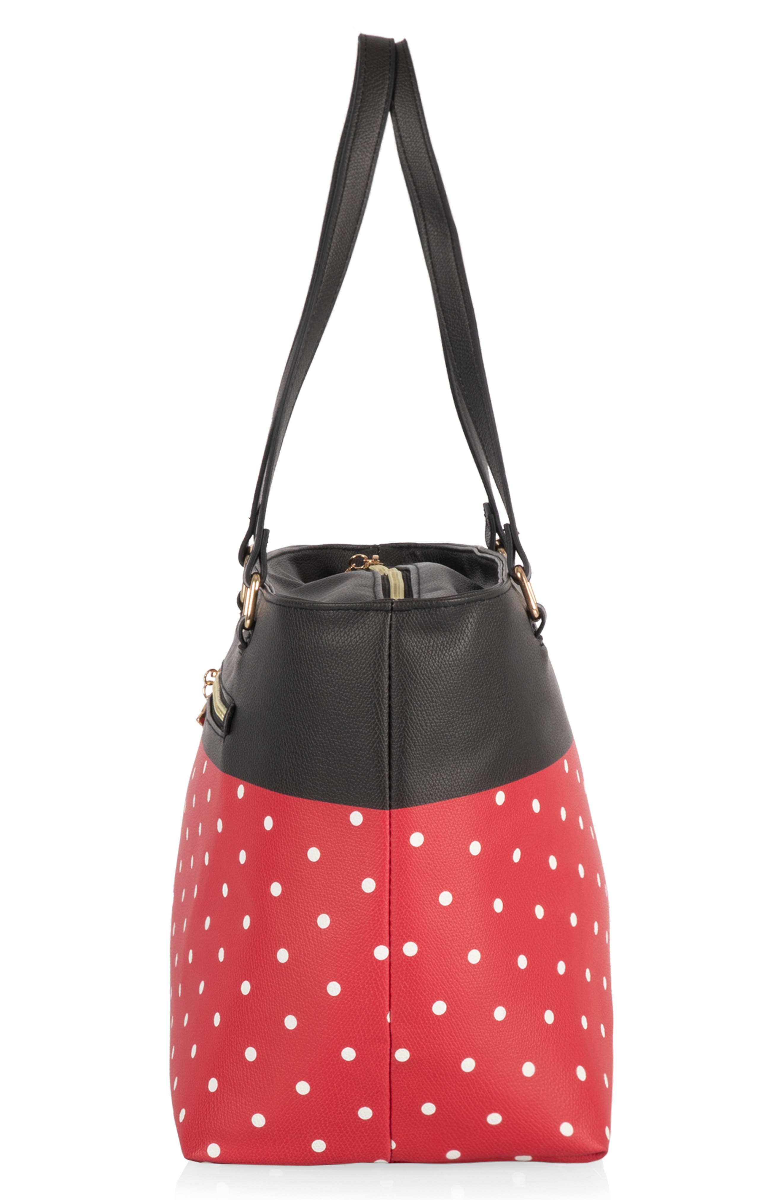 x Disney® Mickey Mouse Uptown Cooler Tote Bag, Alternate, color, BLACK