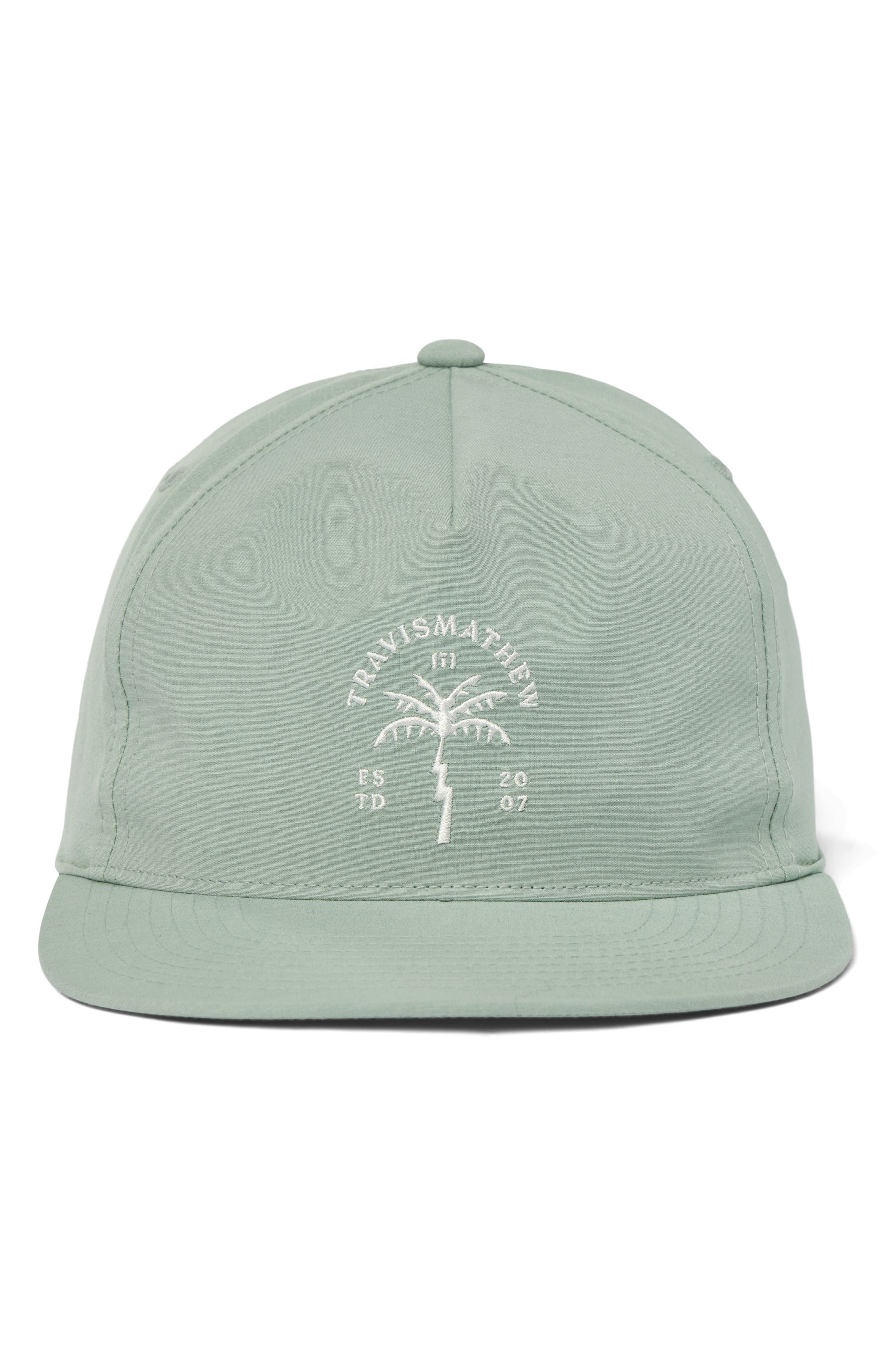TravisMathew Finally There Embroidered Snapback Baseball Cap