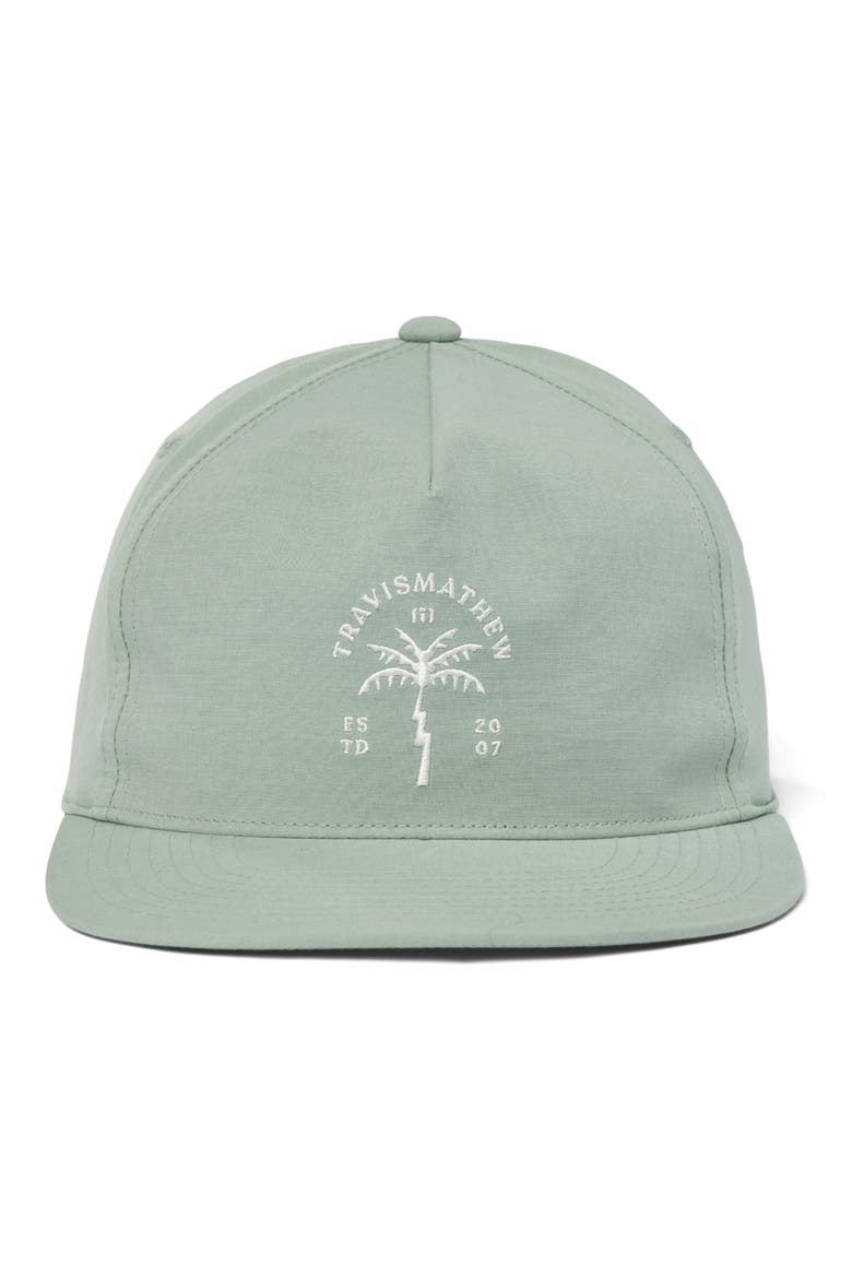 Finally There Embroidered Snapback Baseball Cap, Main, color, JADEITE
